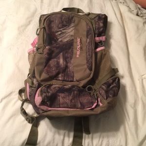camo and pink hunting/ outdoor backpack